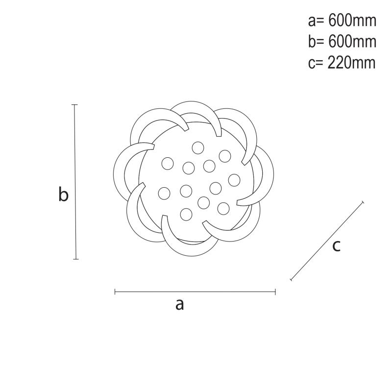 LED világítás + vezérlés 70W - J3332/W 5