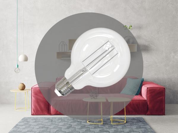 LED Filament FEHÉR 13W - G95 / E27 / 3000K - ZWF104