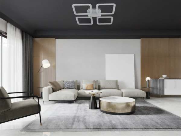 LED mennyezeti lámpa + távvezérlő 95W - TB1312/W 2