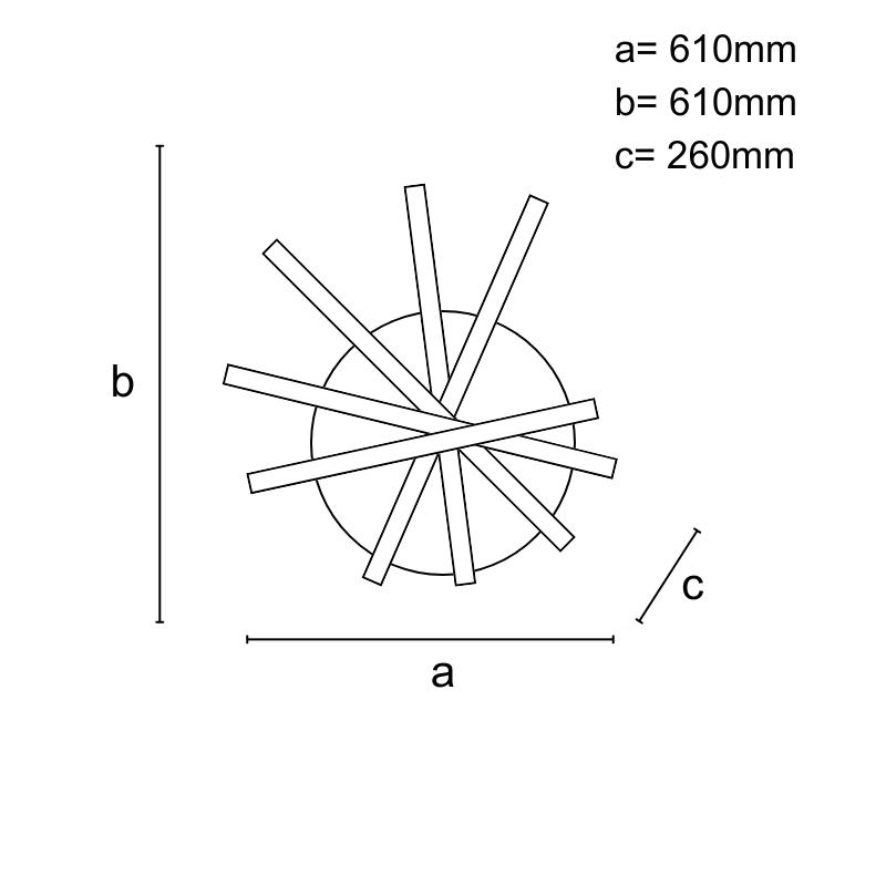 LED világítás + vezérlés 75W - J7313/W