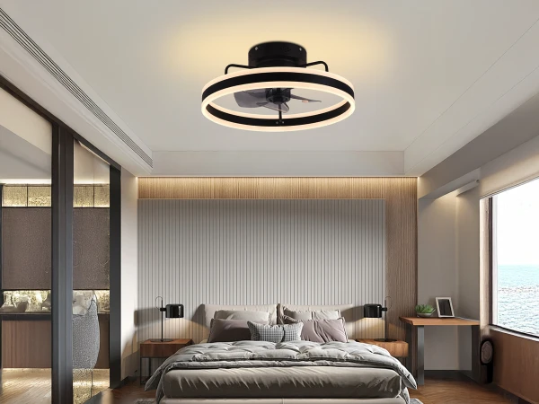 LED világítás + vezérlés + mennyezeti ventilátor 70W - JF1300/B 1