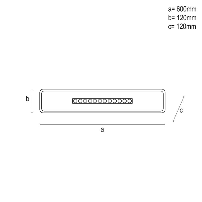 LED mennyezeti lámpa + távvezérlő 42W - TA1325/WB 16