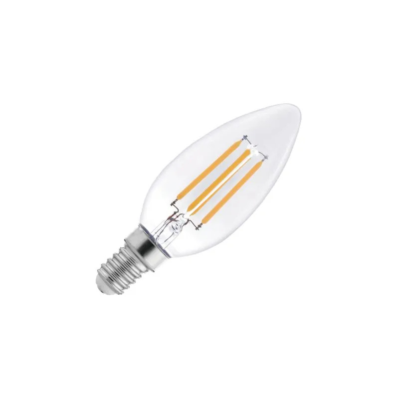 LED izzó 6W - C37 / E14 / SMD / 3000K - ZLF713 2
