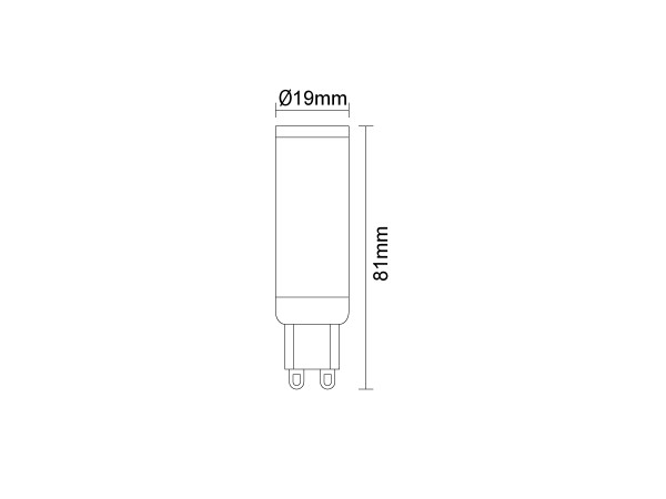 LED izzó 7,6W - G9 / SMD / 4000K - ZLS628 3