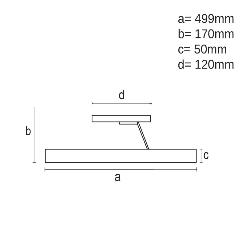 LED mennyezeti lámpa + távvezérlő 70W - TA1314/G