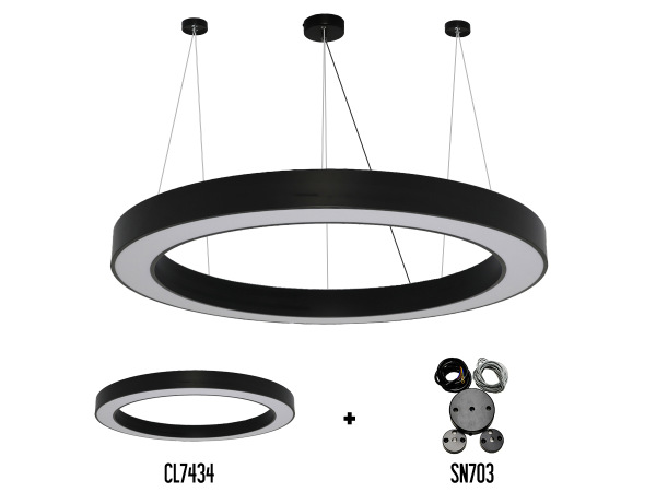 LED mennyezeti lámpa 115W - CL7434 6