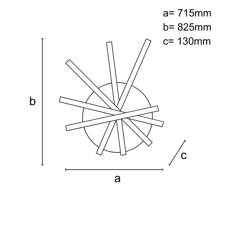 LED világítás + vezérlés 75W - J3344/B