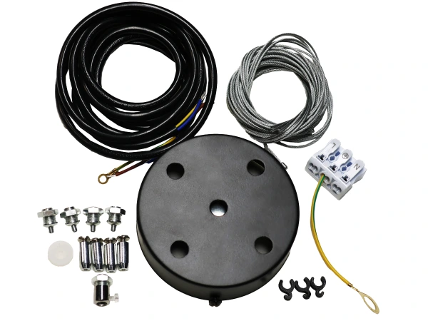 Függesztő tartozékok fekete színben CL7 LED-es lámpatestekhez - SN702 1