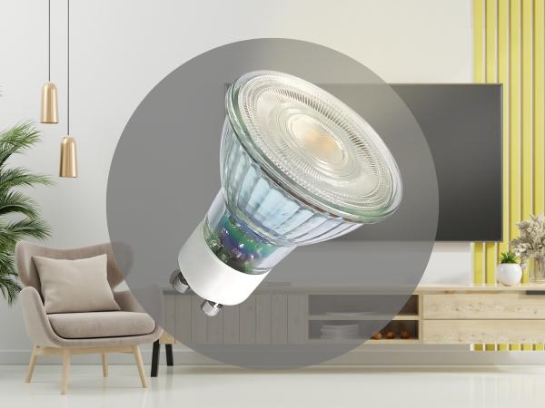 LED izzó 6,7W - GU10 / SMD / 3000K - ZLS1417 1