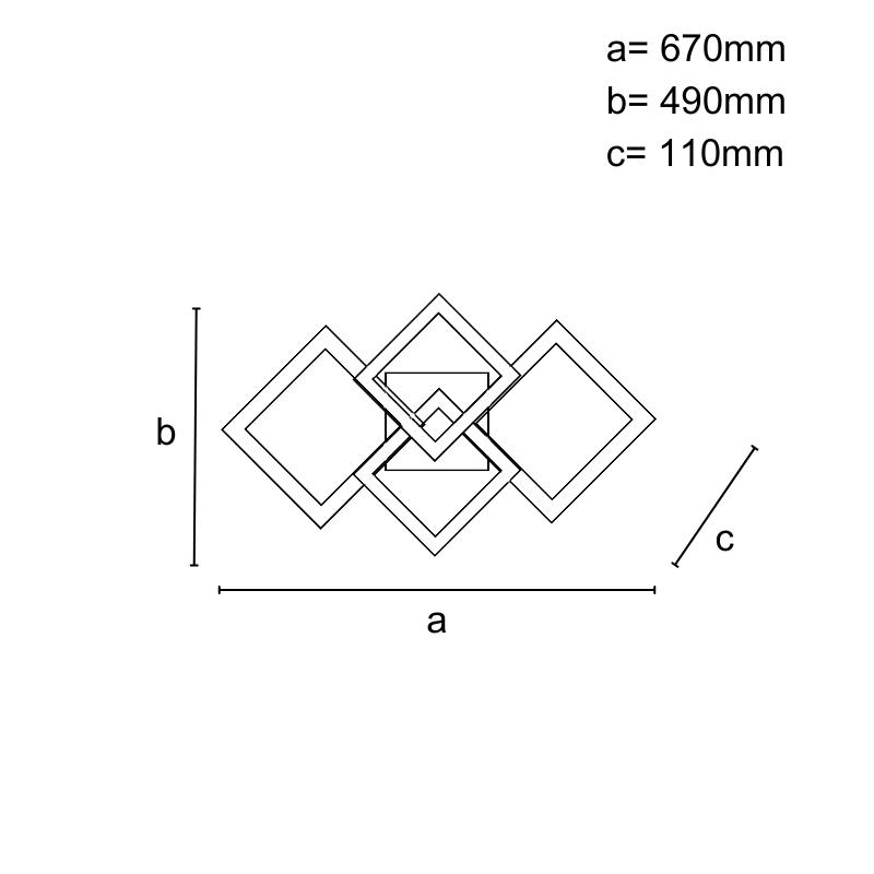 LED világítás + vezérlés 95W - J3349/B