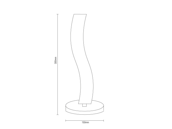 14 W-os LED dizájn asztali lámpa – JT1311/B 8
