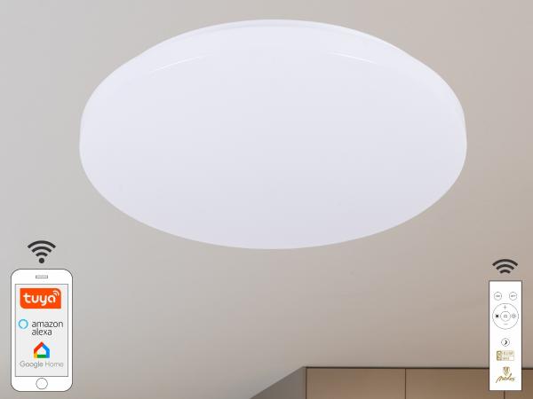 LED mennyezeti lámpa OPAL + távvezérlő + Wifi 48W - LC902S