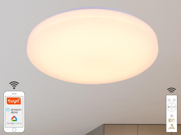 LED mennyezeti lámpa OPAL + távvezérlő + Wifi 48W - LC902S 1