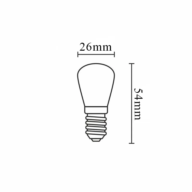LED izzó 1,5W - MINI / E14 / COB / 6000K - ZLS001
