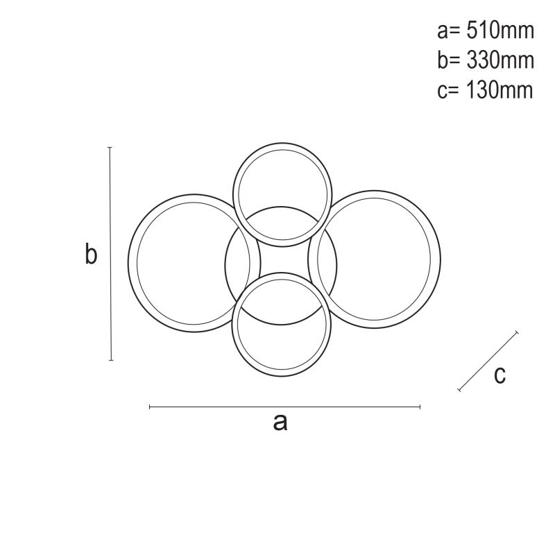 LED világítás + vezérlés 50W - J3322/S