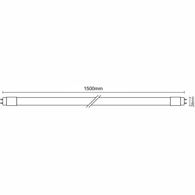 LED fénycső 22W - T8 / 1500mm / 6500K / 3300Lm, 25db - TLS303