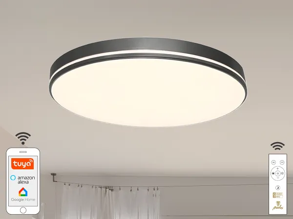 LED mennyezeti lámpa OPÁL + távvezérlő + Wifi 48W - LC902BB 1