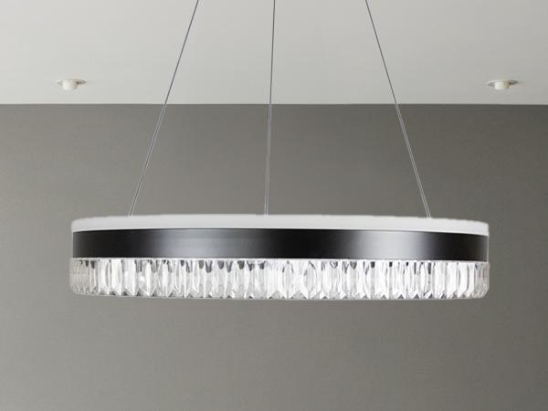 LED luxusos függesztett kristálycsillár + távvezérlő 80W - TA2302/B