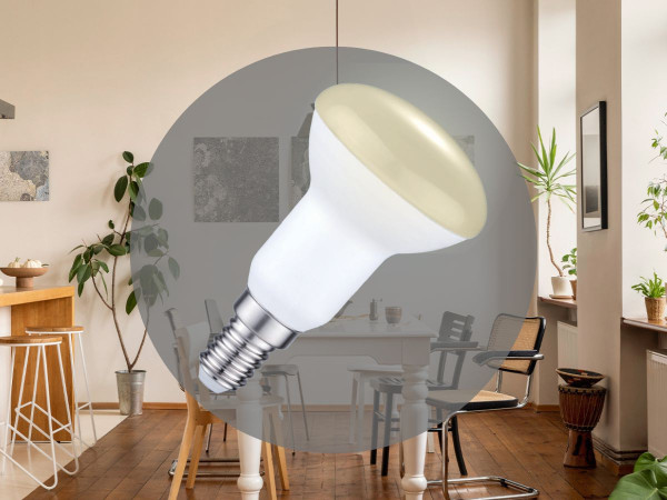 LED izzó 6W - R50 / E14 / SMD / 3000K - ZLS215 1