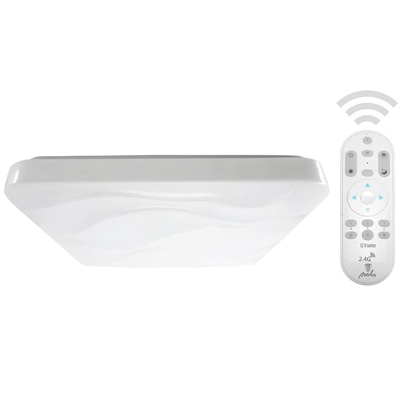 LED mennyezeti lámpa OPÁL+távvezérlő 50W/CLS1/SMD/RC - LC801W/S