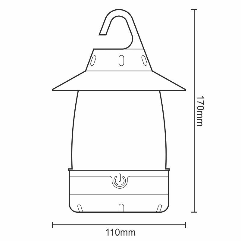 LED kemping lámpa - FCL01