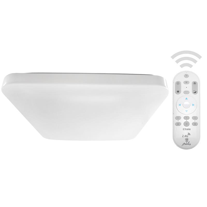 LED mennyezeti lámpa OPÁL+távvezérlő 50W/CLS4/SMD/RC - LC801S/S